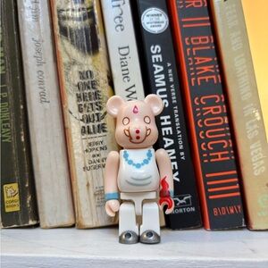 Unique Bearbrick Figure with Colorful Accents